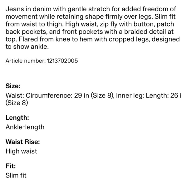 H&M Cropped Jeans - Picture 8 of 8